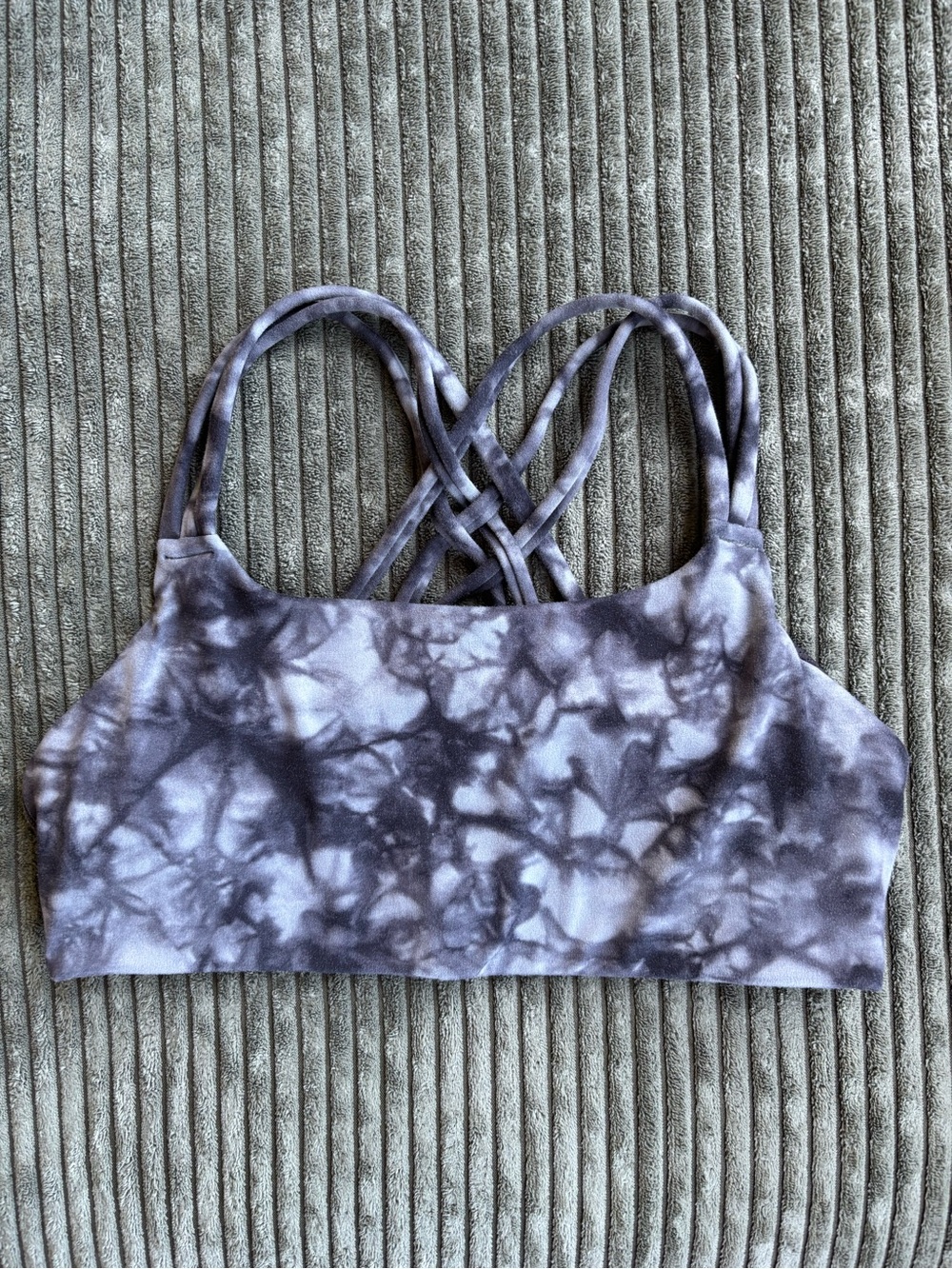 Athleta Tie-Dye Crisscross Sports Bra